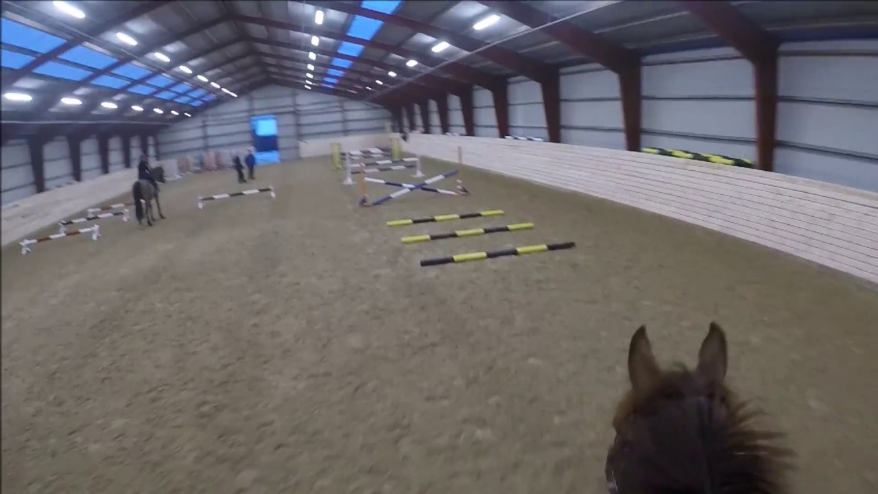 Gymnastic jumping inspired by Rodrigo Pessoa