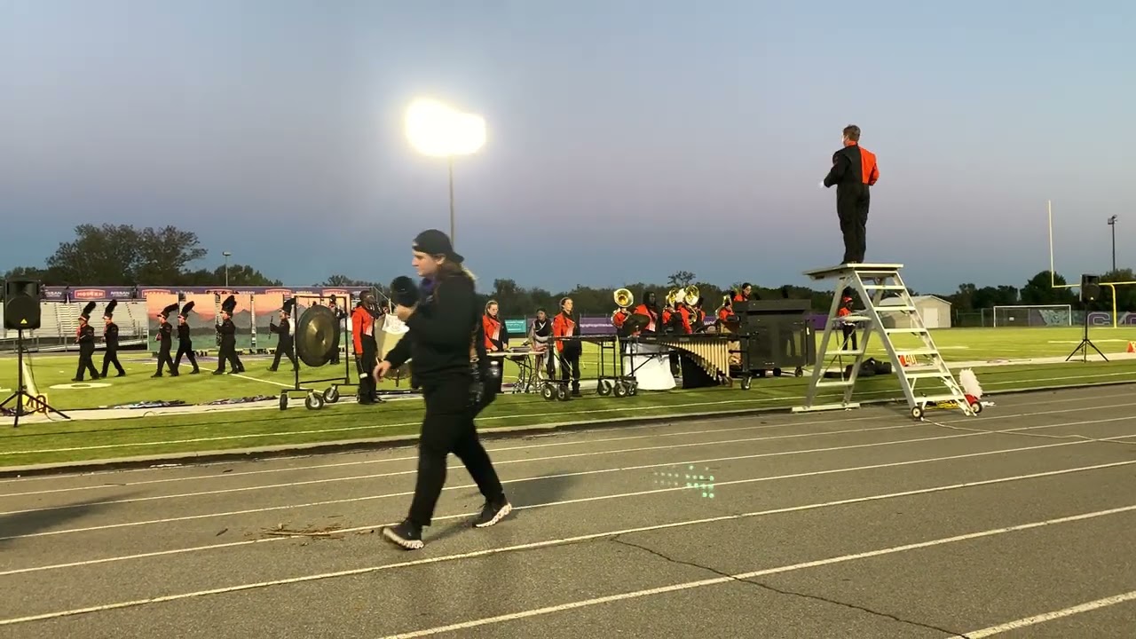 North Davidson Marching Black Knights Cox Mill Competition