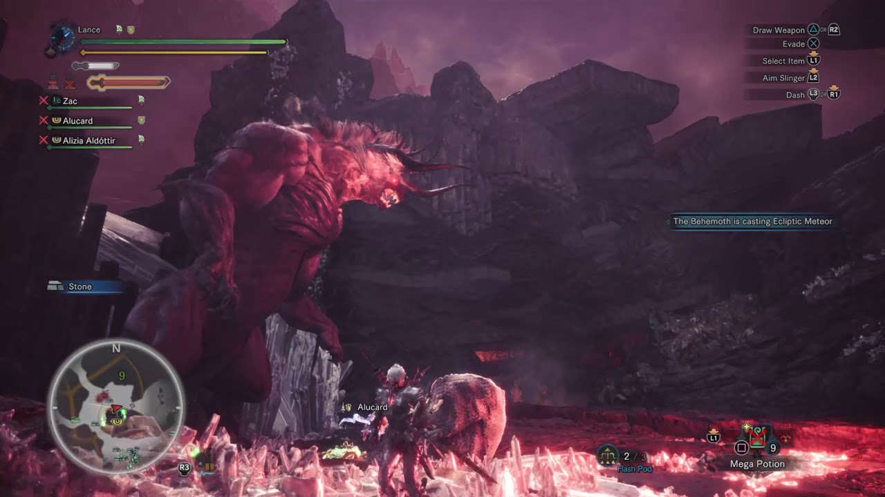 [ MHW ] Behemoth Ecliptic Meteor Jump Timing