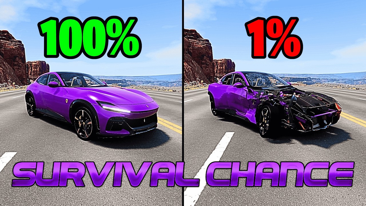 Realistic Survival Chance Crashes #274 | BeamNG.drive