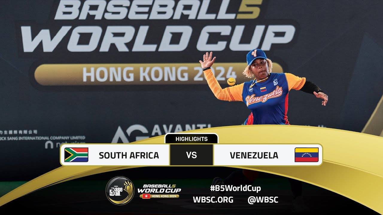 Highlights | Game 15 RSA v VEN | WBSC Baseball5 World Cup 2024