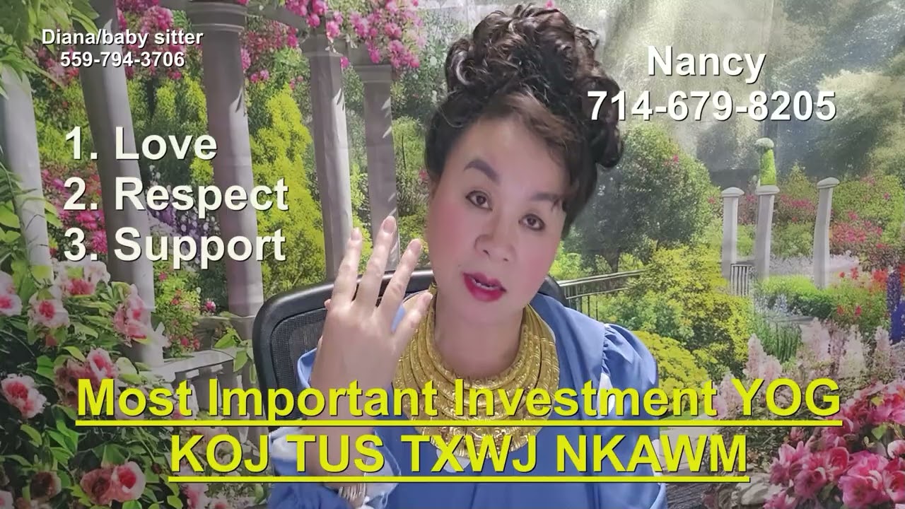 THE MOST IMPORTANT INVESTMENT YOG KOJ TUS TXWJ NKAWM 01/13/26