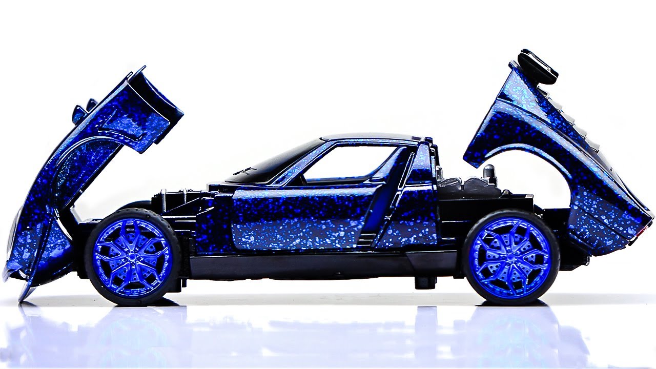 Restoration abandoned Lamborghini Miura Jota rebuilding Model Car || Spray Dots Fx