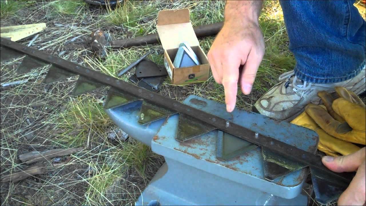 Replacing Teeth on a Sickle Bar Mower