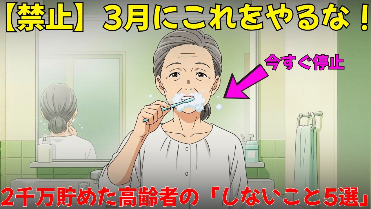 【警告】3月にやるな！貯金2000万の高齢者が貧乏神を避ける「5つの鉄則」