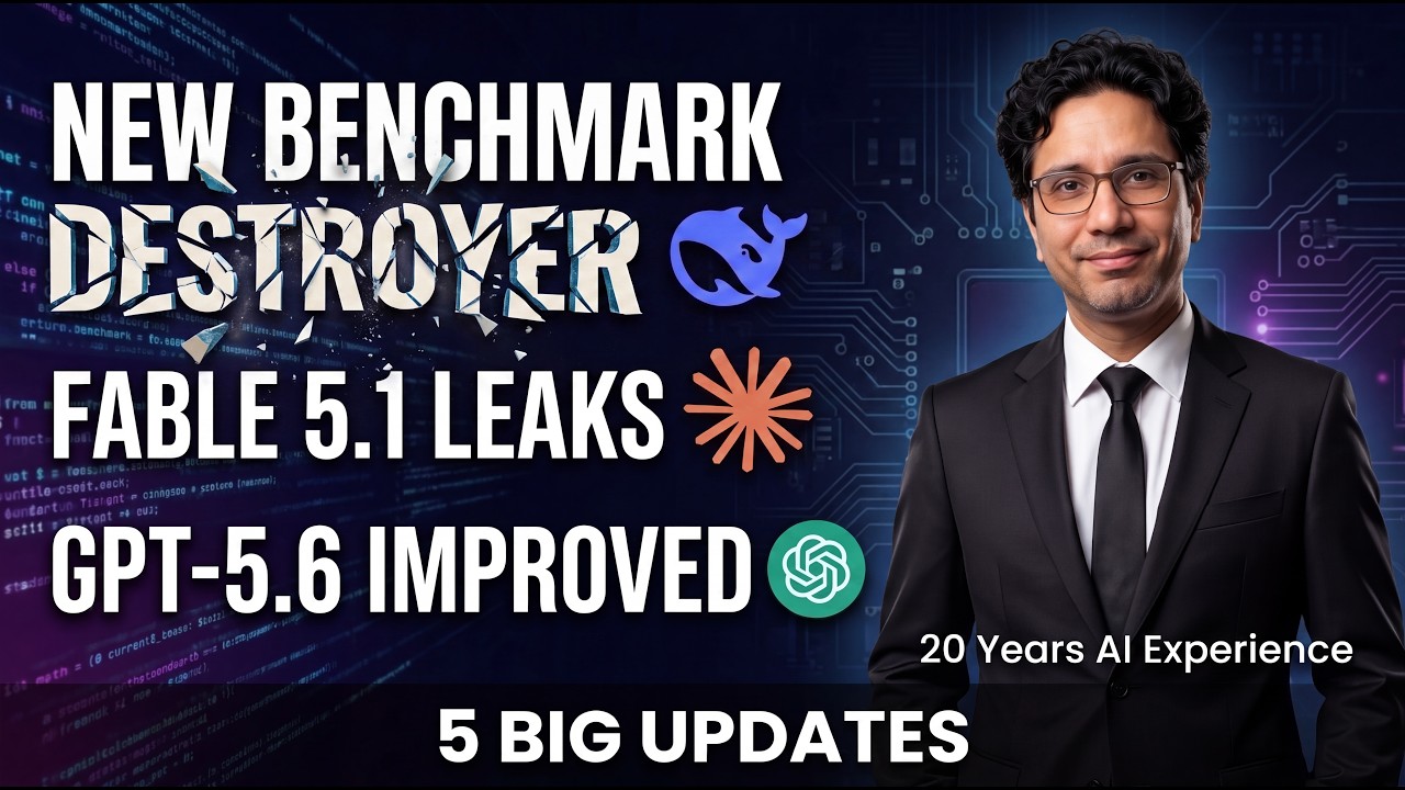 New GPT-5.6 Improved Version + Fable 5.1 Leak + Deepseek V4 Flash + more AI News