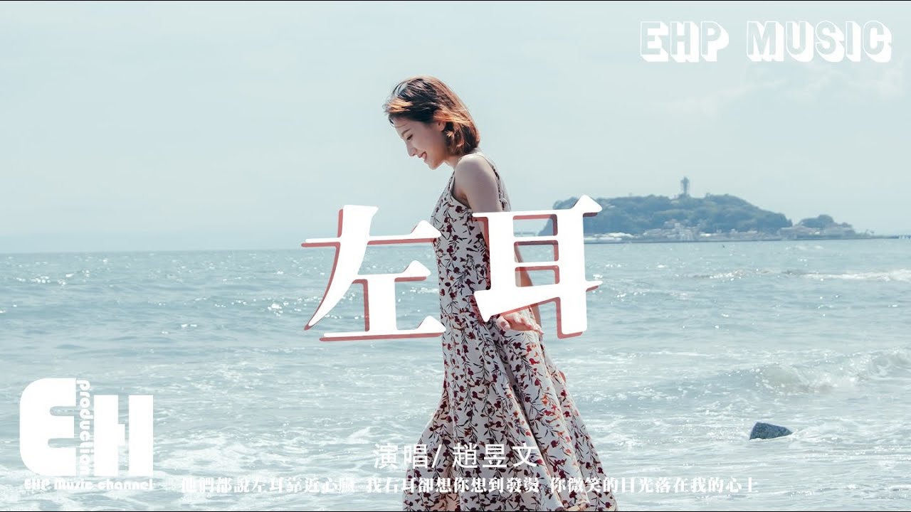 趙昱文 - 左耳『他們都說左耳靠近心臟，我右耳卻想你想到發燙。』【動態歌詞/Vietsub/Pinyin Lyrics】