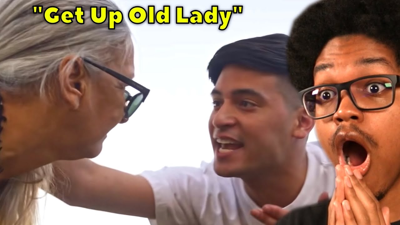 Evil Tiktoker Pushes Blind Lady Over
