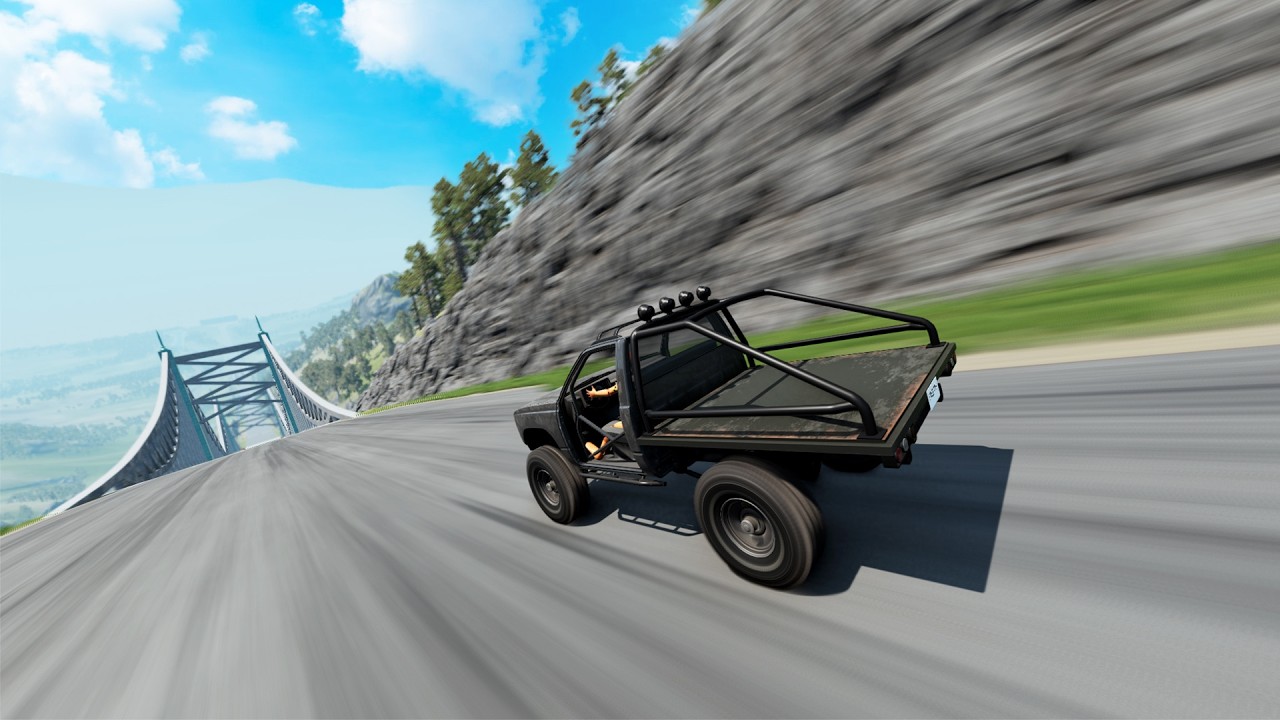 Full Throttle INSANE Long Downhill Mayhem! | BeamNG drive Epic Crashes & Speed Test #1