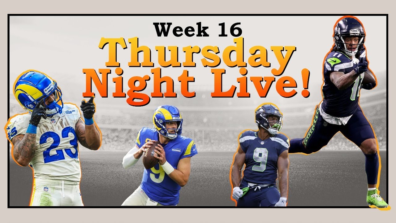 🏈 WEEK 16 Thursday Night Live!
