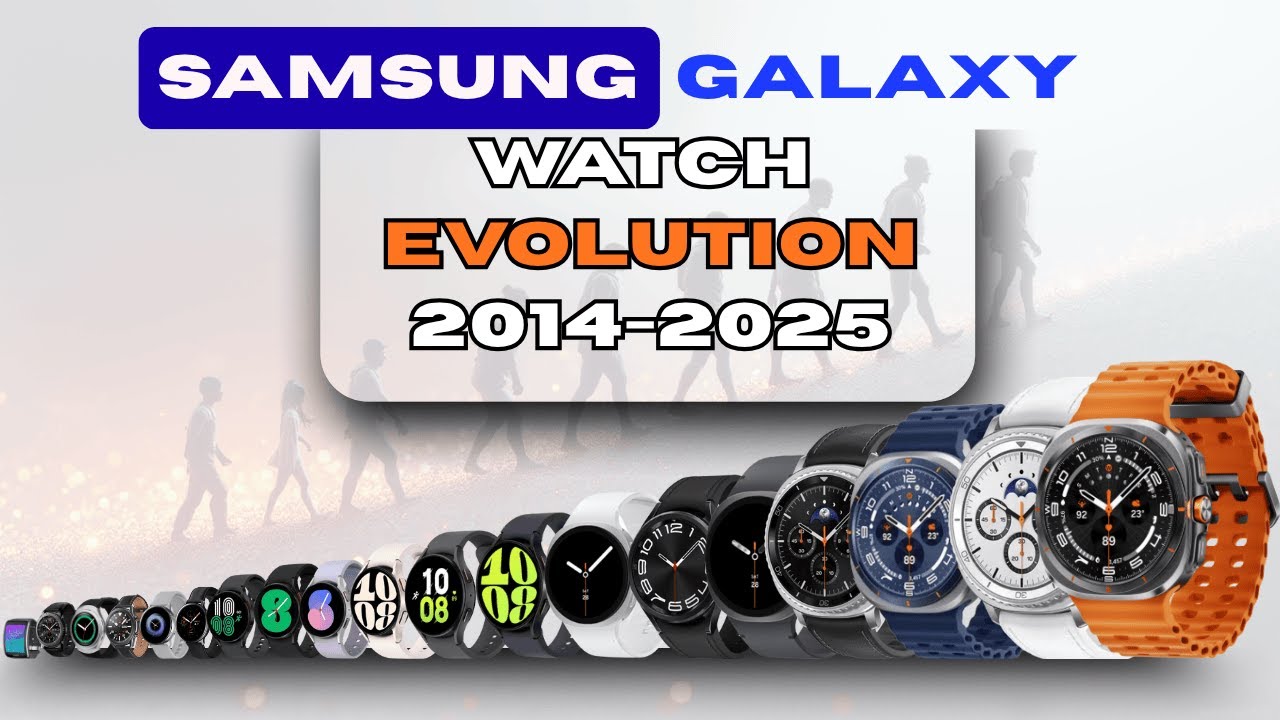 Evolution of Samsung Galaxy Watch | History of All watches 2014 - 2025