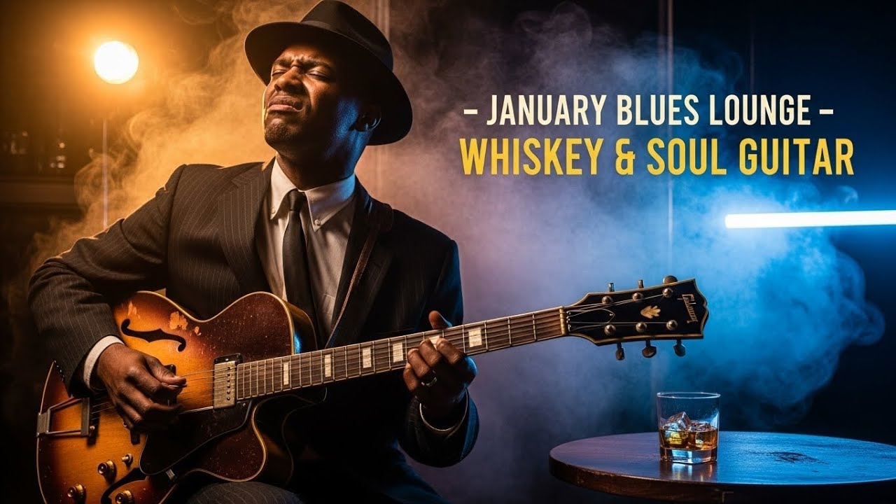 January Blues Lounge: Relaxing Whiskey & Soul Guitar Music