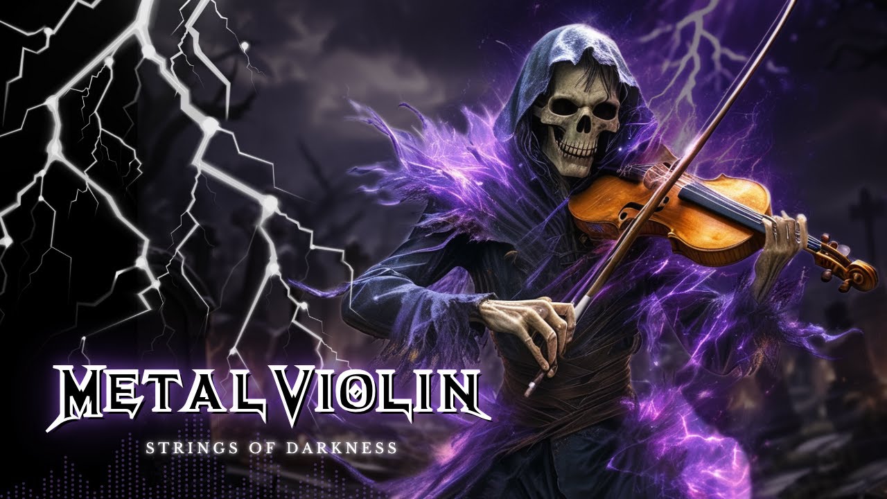 Dark Metal Violin Symphony with Haunting Strings - Strings of Darkness