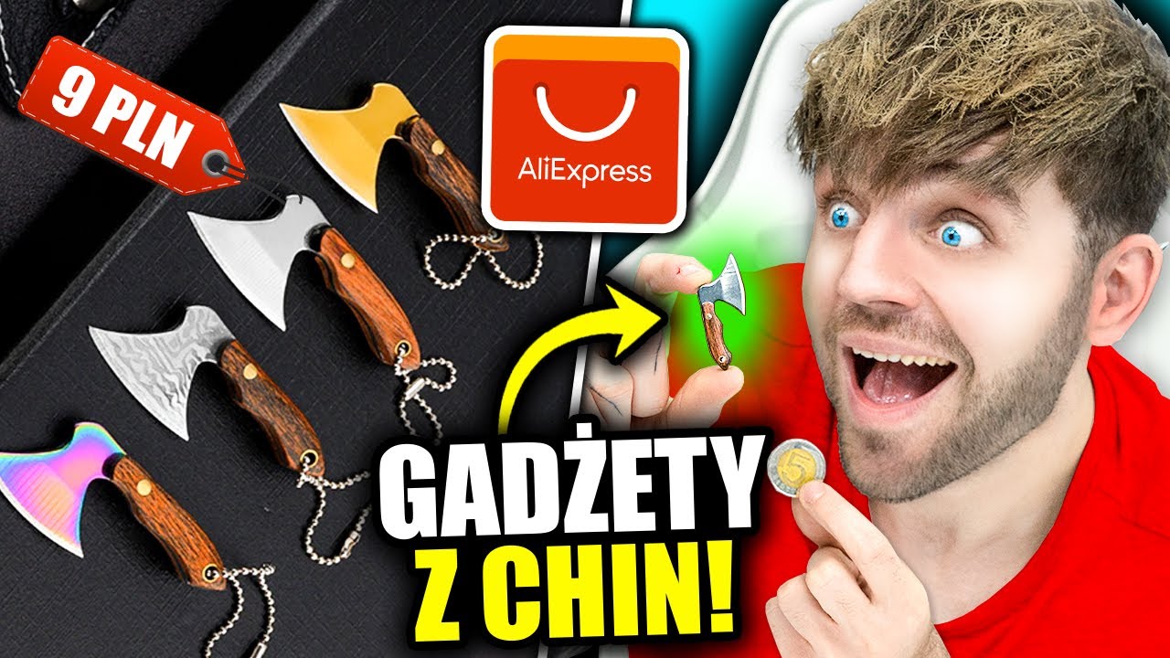 Najlepsze 🅼🅸🅽🅸🅰🆃🆄🆁🅾🆆🅴 GADŻETY z Chin! *mini topór*