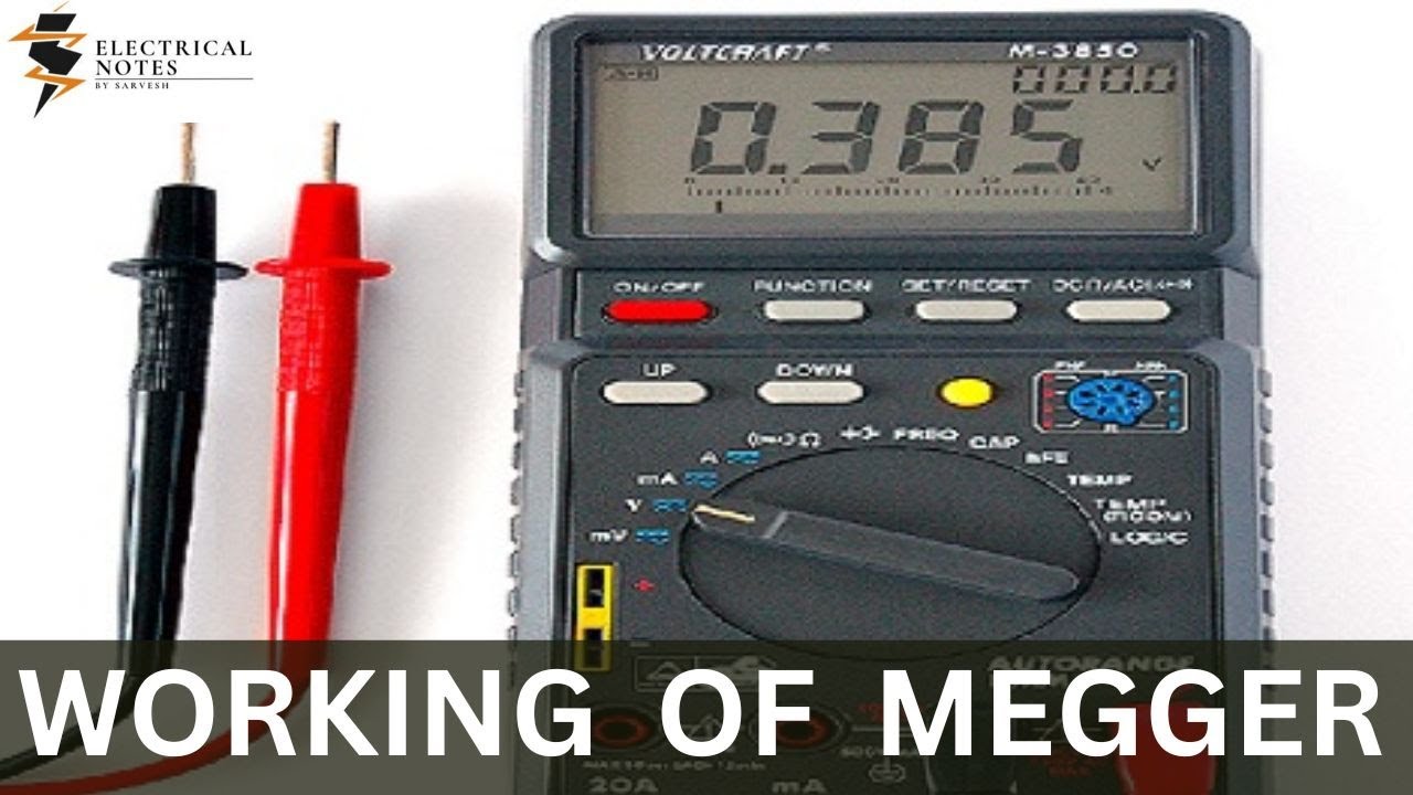 Working of Megger  #Megger #workingofmegger #insulationtest #resistance