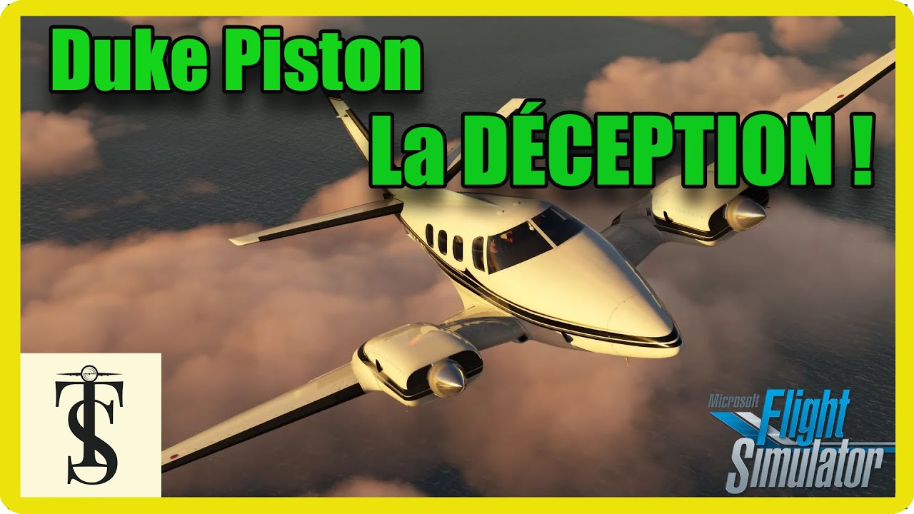 FS2020 / Black Square PISTON DUKE  / le Test / 4k