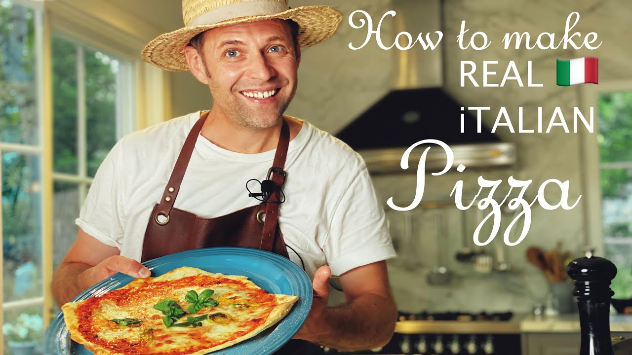 How to make Real Italian PIZZA 🇮🇹-Julien Food