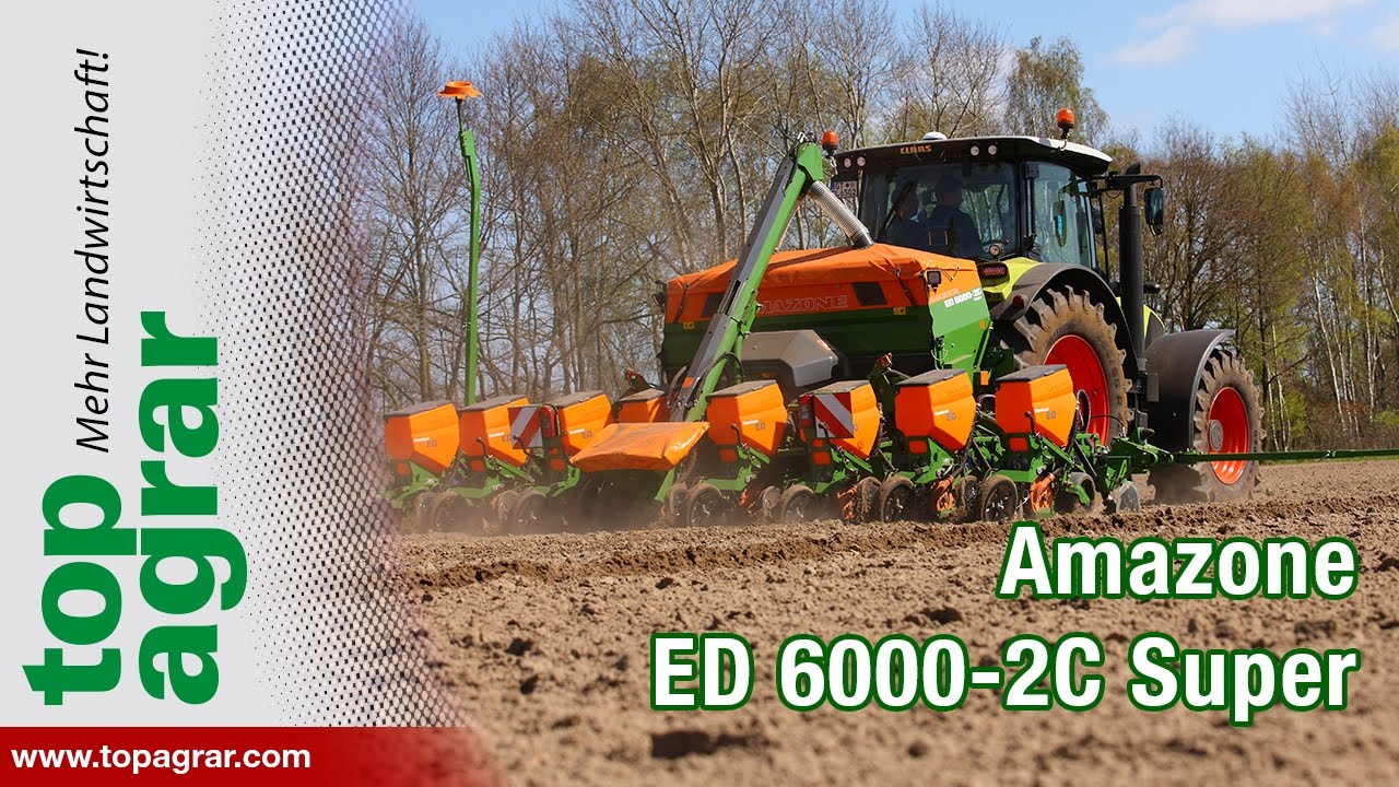Amazone ED 6000-2C Super im top agrar-Test