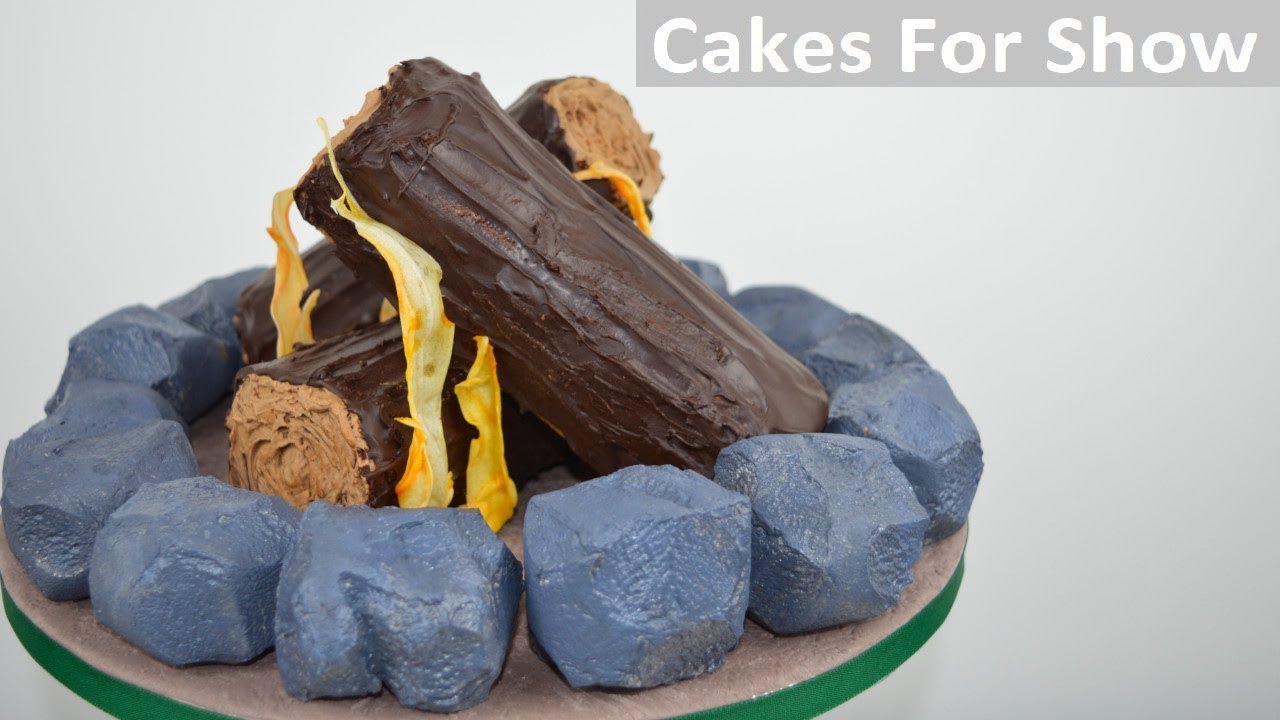 Making a Campfire Cake