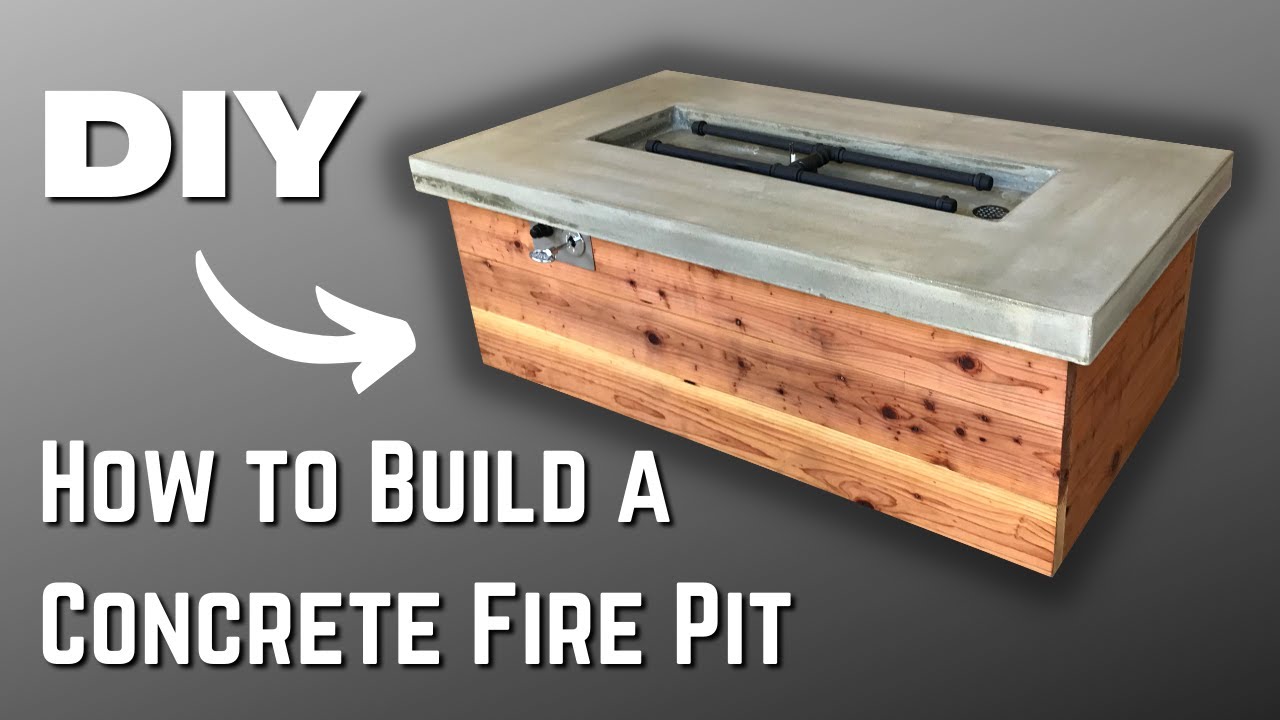 How To Build A Concrete Fire Pit // Do It Yourself