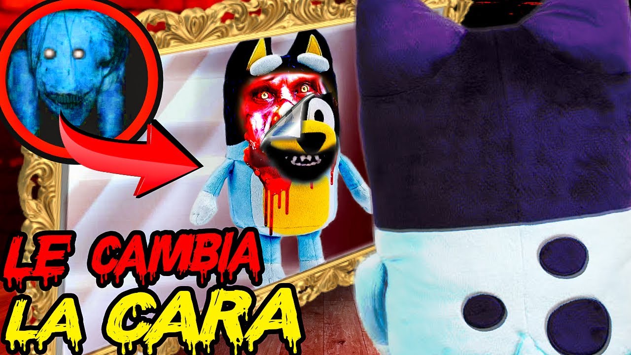 NUNCA MIRES AL ESPEJO a BLUEY.EXE... encuentro ALGO HORRIBLE en su INTERIOR 😱 10 min MALDITO SECRETO