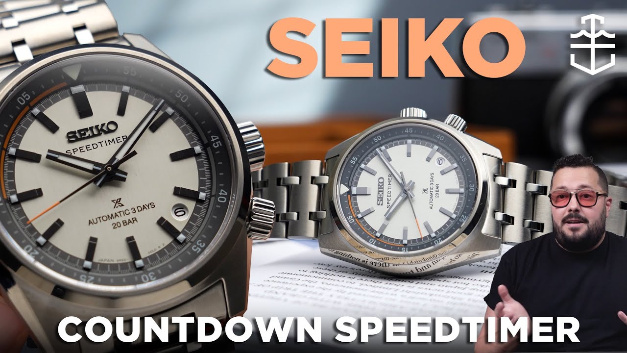 New Seiko Prospex Speedtimer Mechanical SPB513