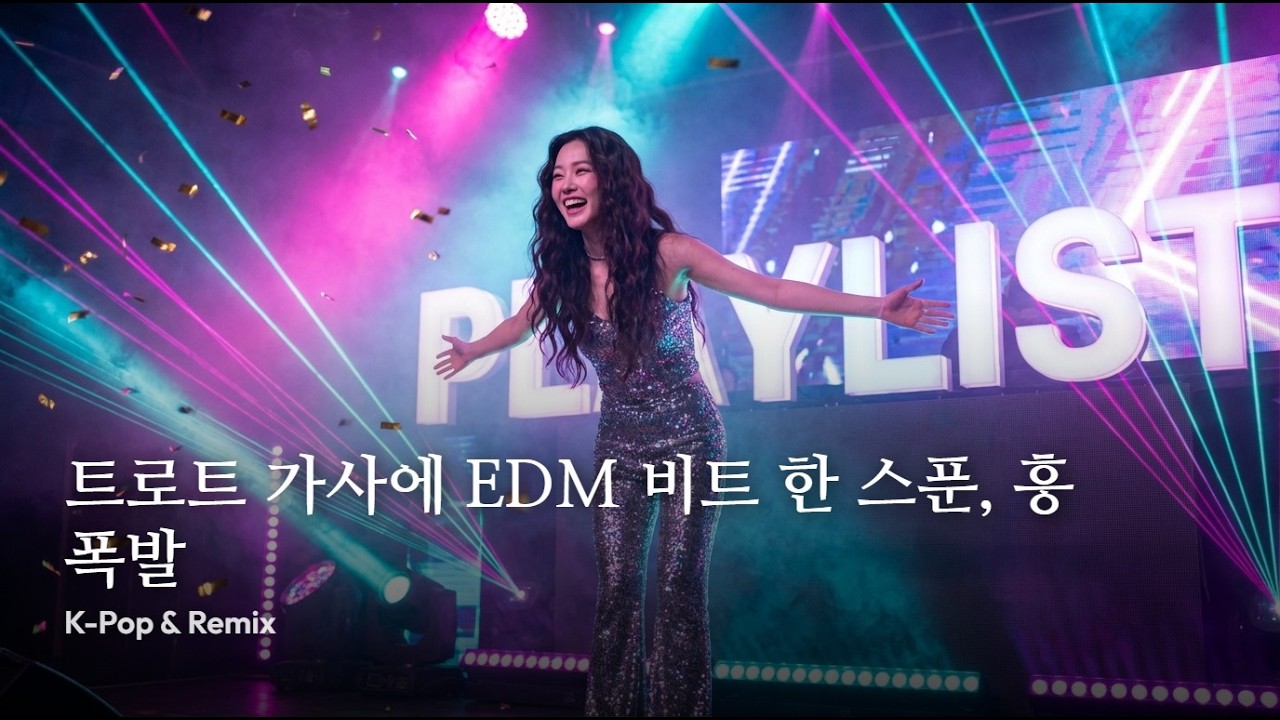 playlist 💃 트로트 가사에 EDM 비트 한 스푼, 흥 폭발 | K-Pop & Remix
