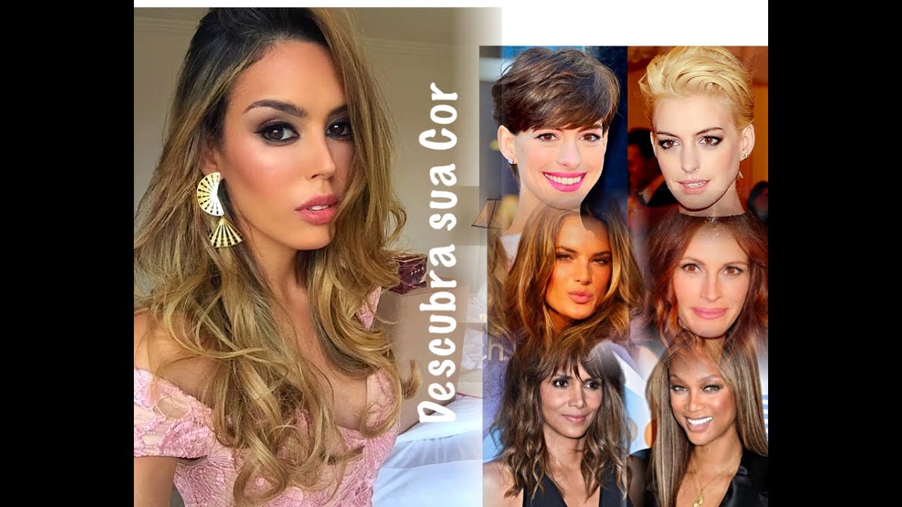 Descubra as cores corretas de cabelo para seu subtom de pele! #seriecolorimetria
