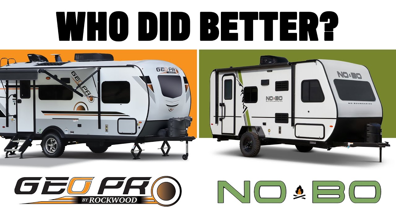 BEST OFF-GRID TRAVEL TRAILER? | Rockwood Geo Pro 19FBS vs. No Boundaries NB16.8