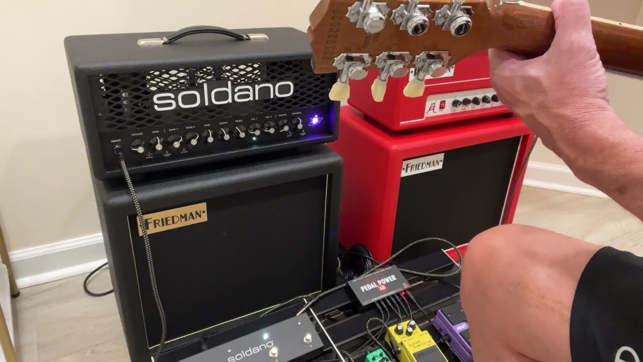 Soldano Astro 20 vs Friedman JEL-20  using Gibson Les Paul Standard 50s using all gain structures