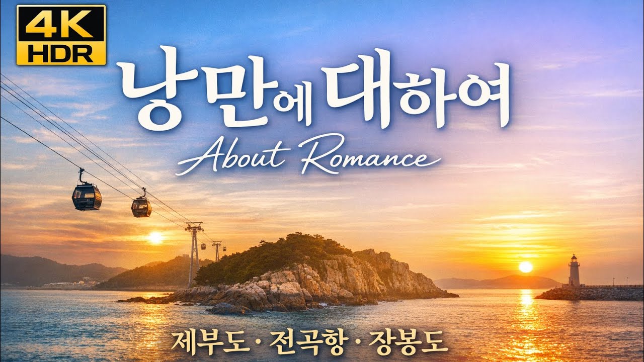 [4K] 낭만에 대하여 About Romance | 제부도·전곡항·장봉도 서해 West Sea OST