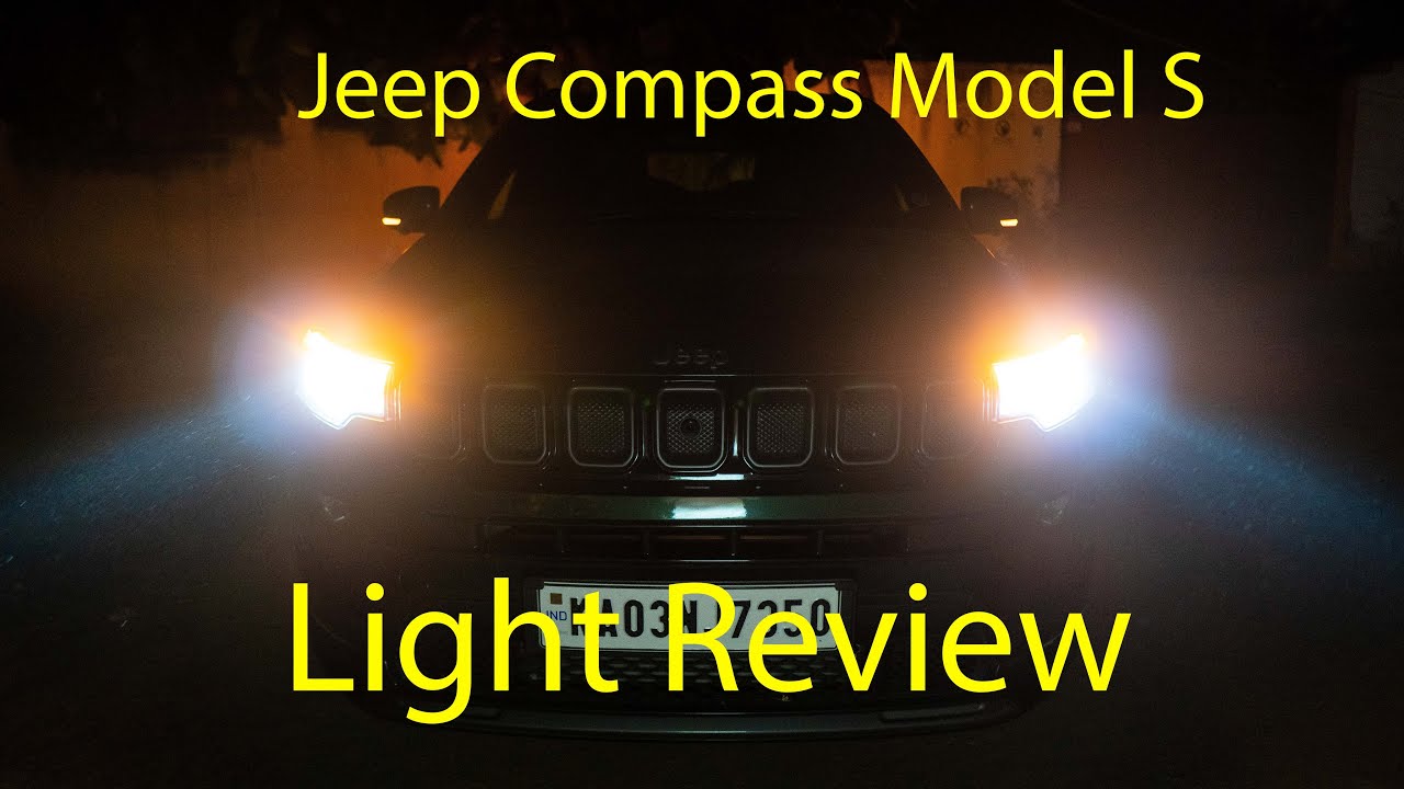 Jeep Compass 2021 Model S Light | Night Driving Experience