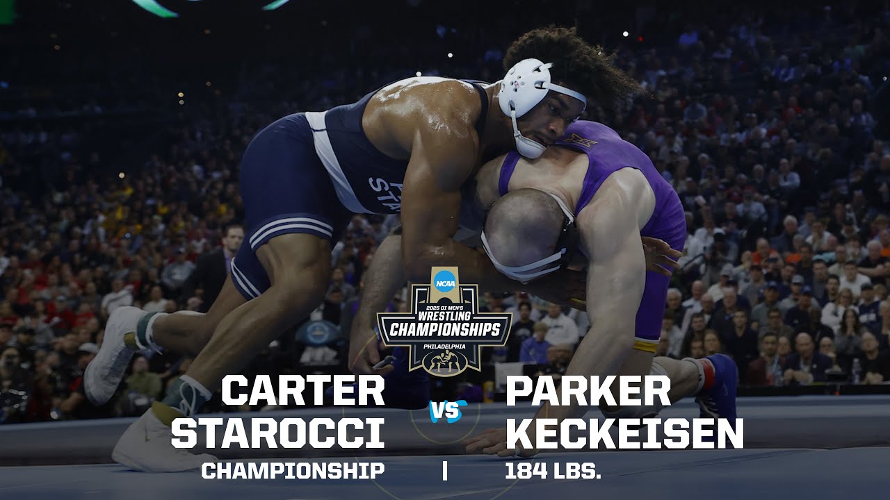 Carter Starocci vs. Parker Keckeisen: 2025 NCAA wrestling championship (184 pounds)