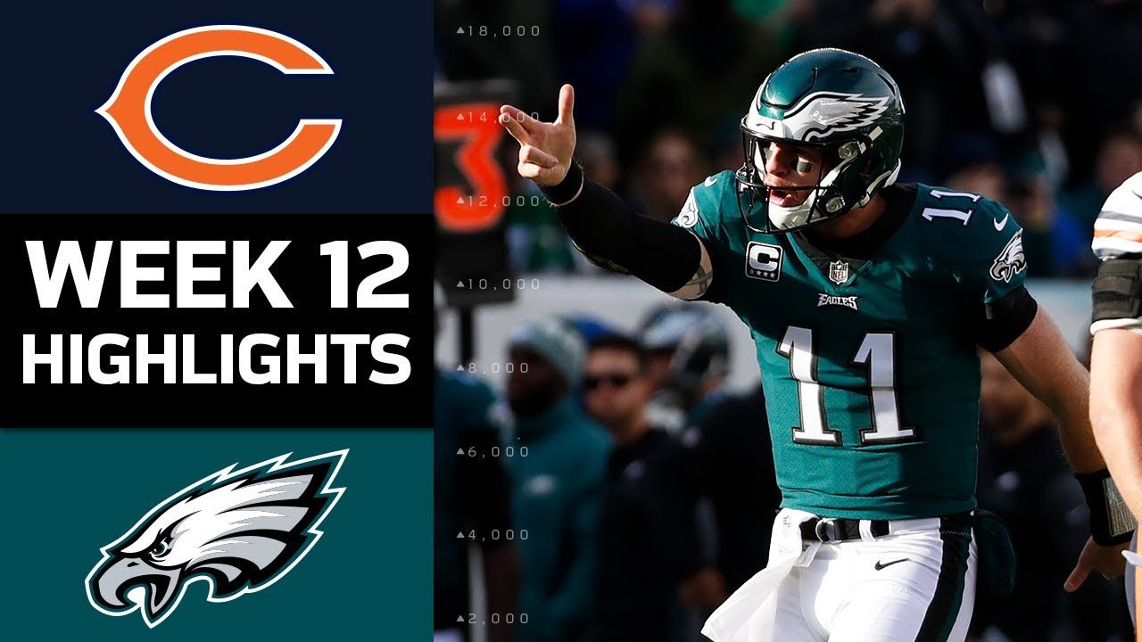 Bears vs. Eagles | NFL Week 12 Game Highlights