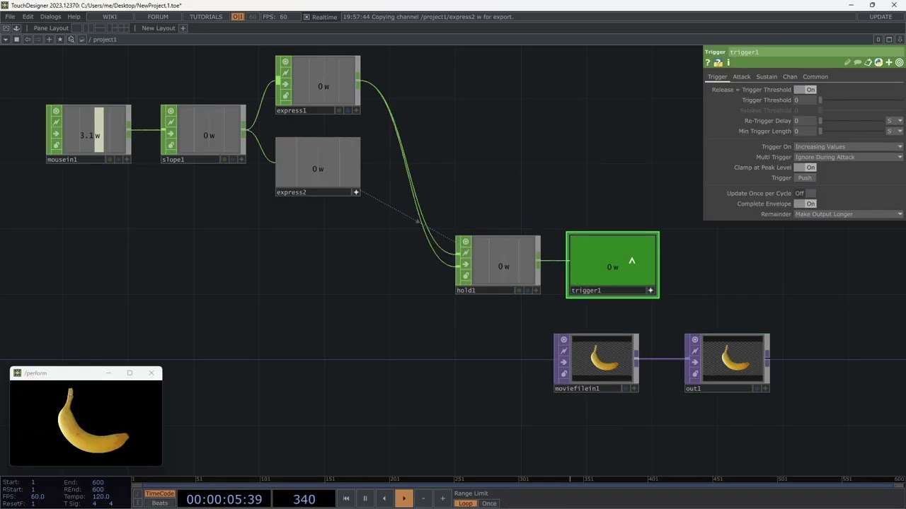 Масштабирование изображения с помощью колесика мыши в Touch Designer