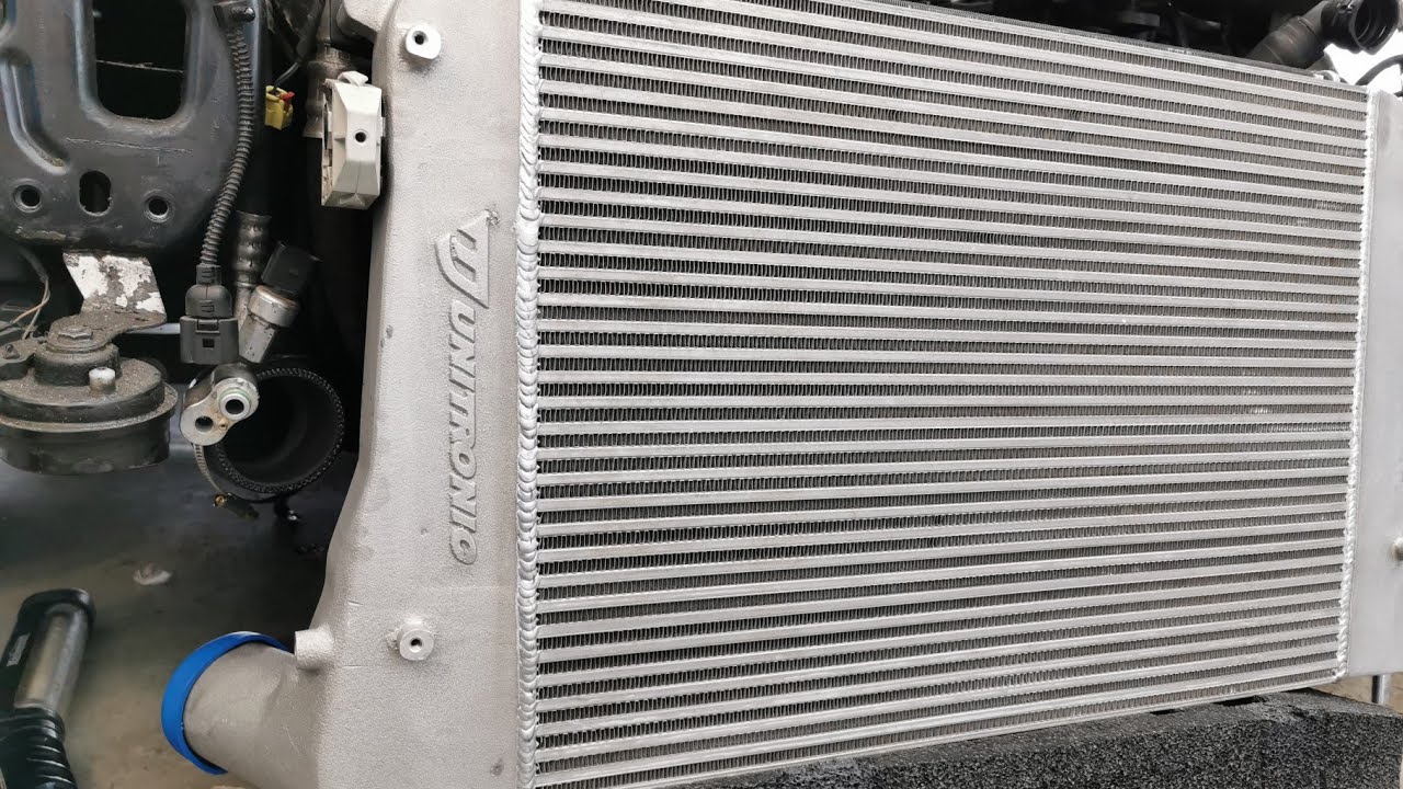 INSTALLING UNITRONIC INTERCOOLER AND ASSEMBLING RADIATOR AC CONDENSOR ON VOLKSWAGEN GTI MK6