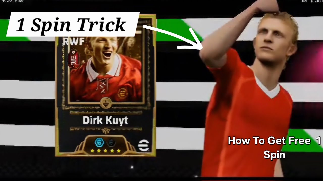 How to Get Dirk Kuyt in 1 spin in efootball. Get Dirk Kuyt. spin Dirk Kuyt. Dirk Kuyt #efootball