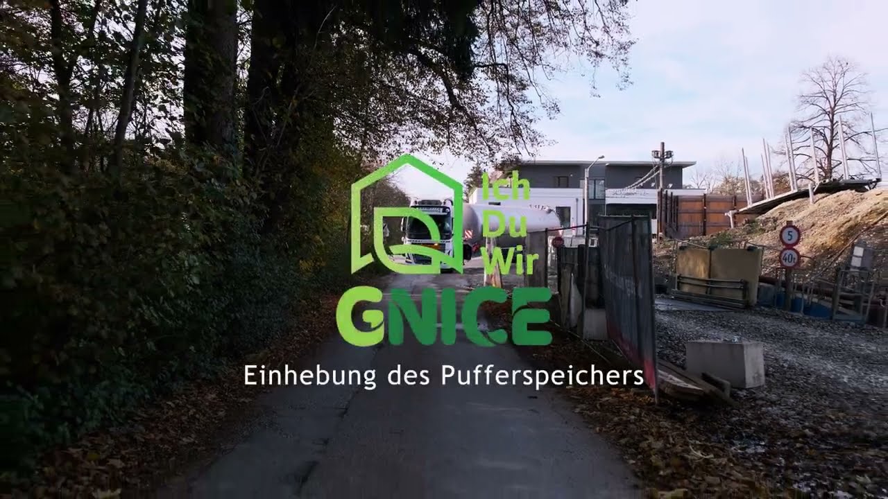 Einhebung des Pufferspeichers in GNICE