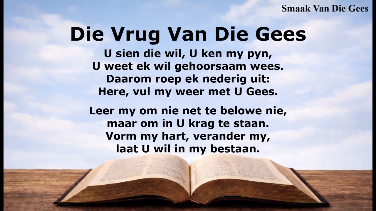 001 Vrug Van U Gees