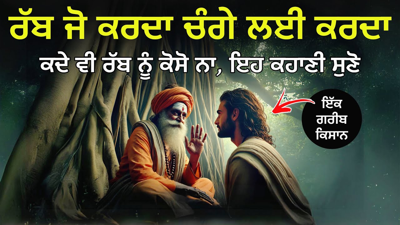 ਰੱਬ ਜੋ ਕਰਦਾ, ਚੰਗੇ ਲਈ ਕਰਦਾ, ਦੁਖੀ ਰਹਿਣ ਵਾਲੇ ਇਹ ਕਹਾਣੀ ਸੁਣੋ, Life Changing Moral Story, Punjabi Alfaaz