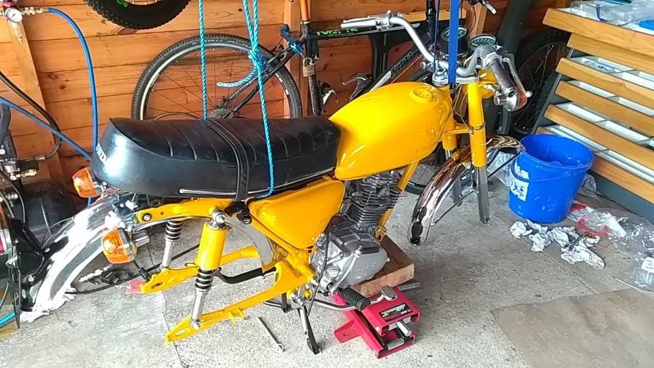 Honda cb125s restoration pt-48 guards and fenders