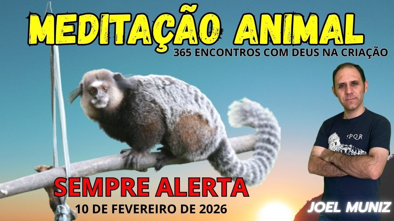 SEMPRE ALERTA - 10 DE FEVEREIRO DE 2026 - MEDITAÇÃO ANIMAL