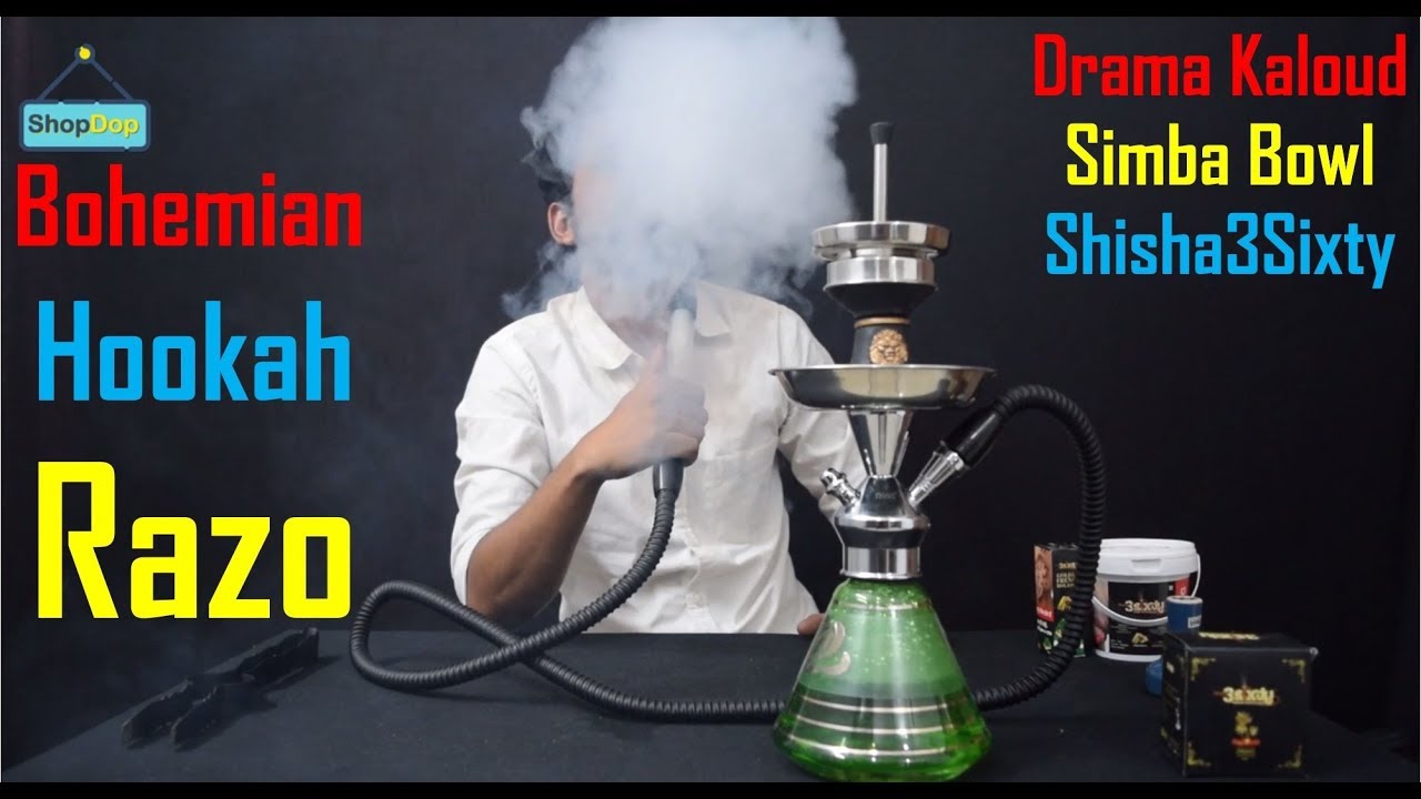 MYA Bohemian Hookah RAZO-100 Review | Shisha with Black Protection Case | Best Hookah Shop in Delhi