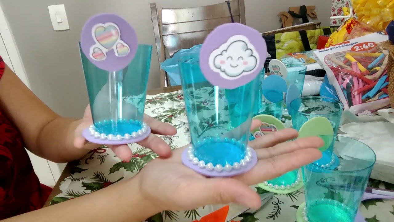 Centro de mesa#Saquinho de doces#Brincando no Parquinho(tema 🦄)