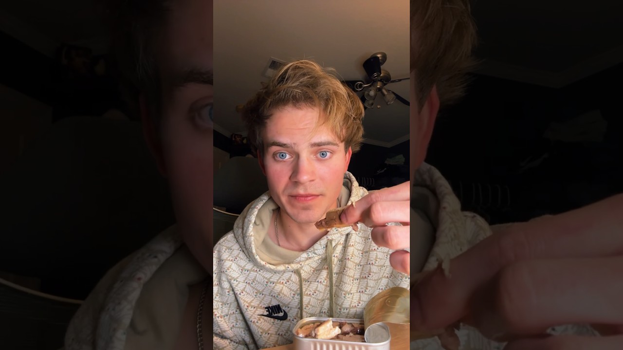Trying sardines 🤮🤮😏