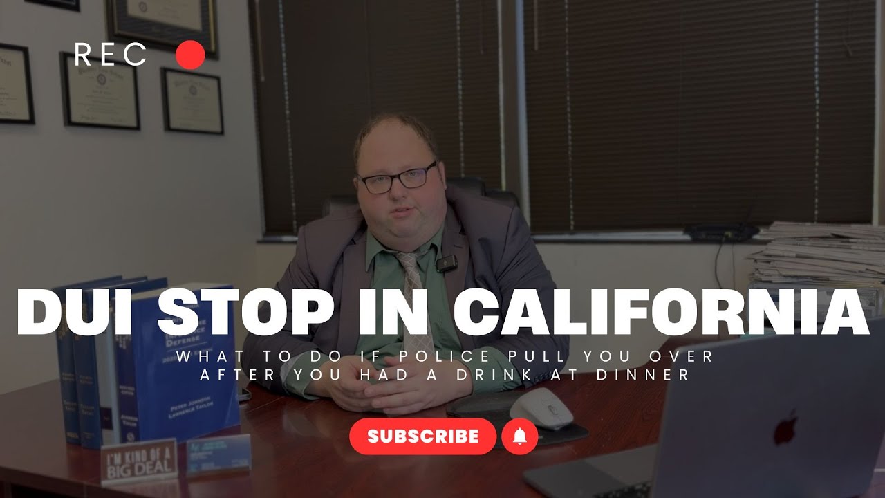 Stopped After a Few Drinks? Know Your Rights in California