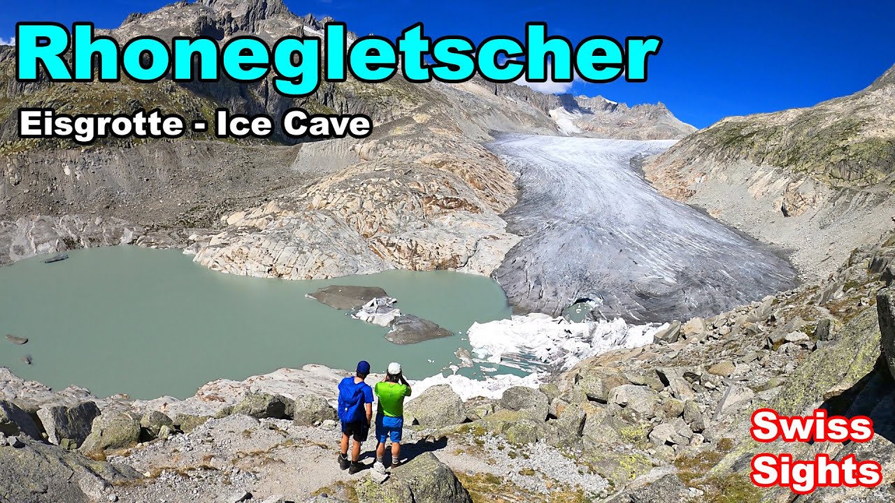 Rhonegletscher 2022 Ice Cave Furka Pass Switzerland 4K Video