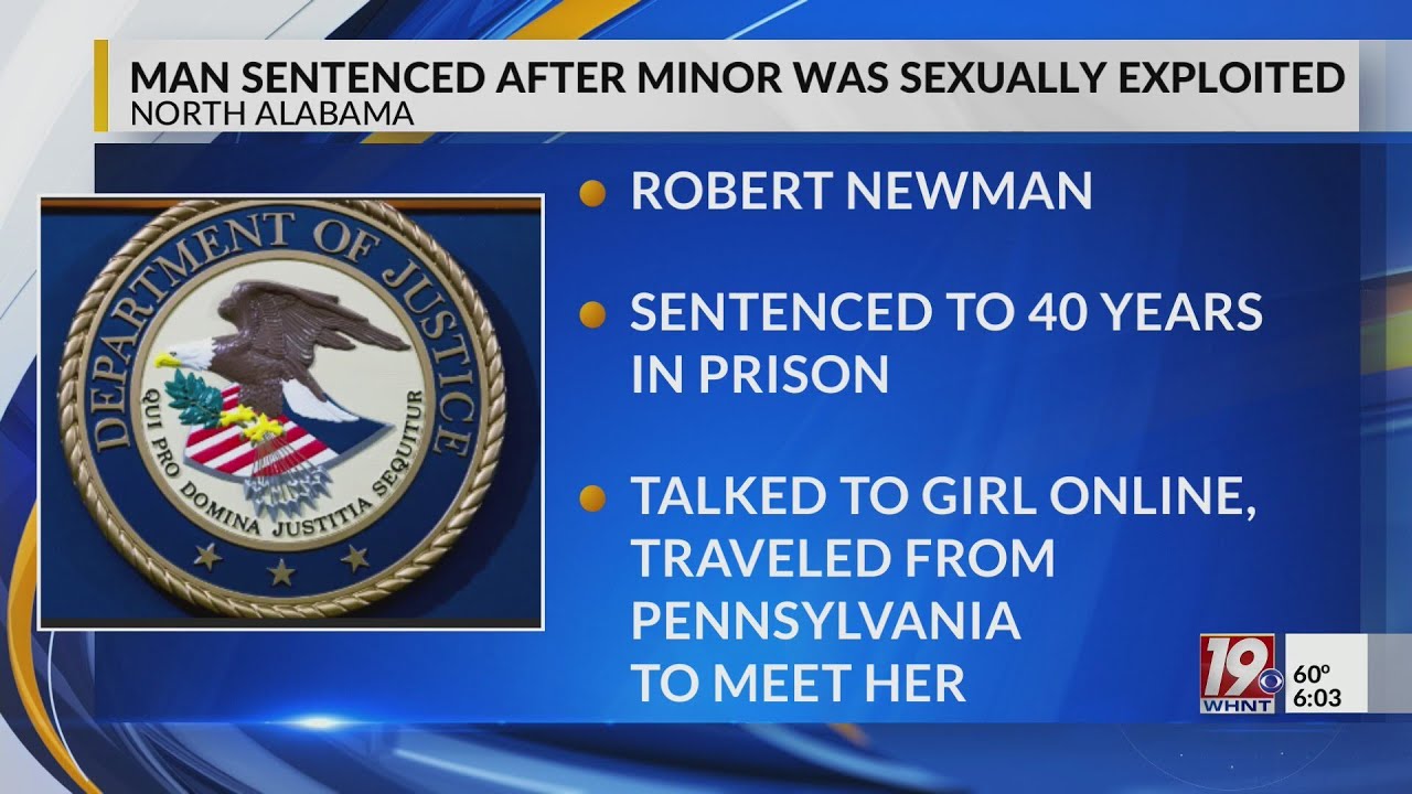 Man Sentenced After Minor Was Sexually Exploited | Feb. 25, 2026 | News 19 at 6 p.m.
