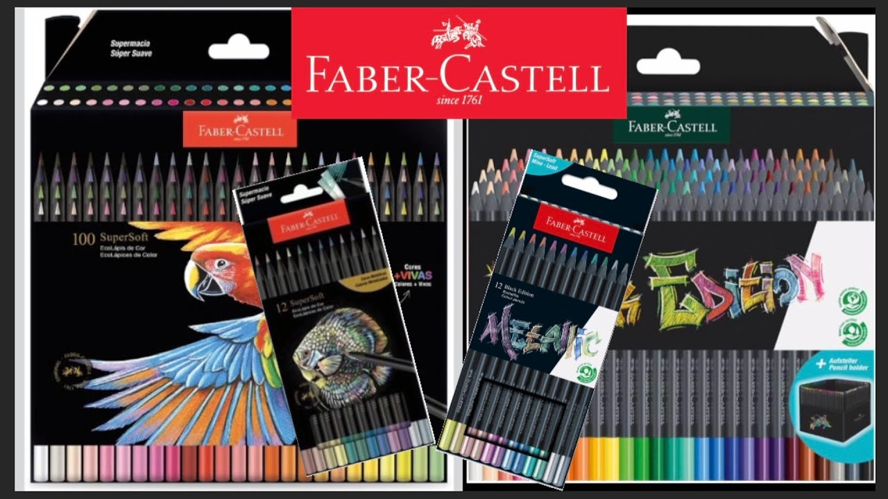 Black Edition or Super Soft? Are they Brazilian exclusive? #fabercastell #blackedition #supersoft 