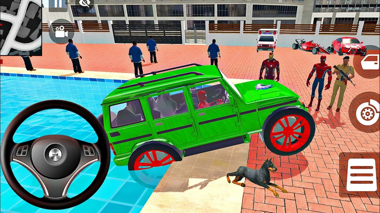 Car Bike Game: Franklin Ordered an Indian Tractor and Drives a new Indian Police - Android GamePlay